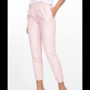 Generation love light pink vegan leather joggers size M